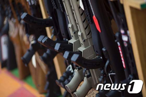 미국 하원에 이어 상원이 15일(현지시간) 정신 장애인들의 총기 구매 규제를 없애는 안을 통과시켰다.. / AFP PHOTO / DOMINICK REUTER