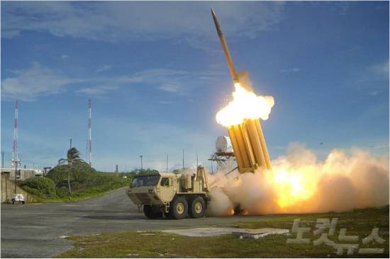 미육군 고고도 미사일 방어체계 '사드(THAAD)' 요격 시험 (사진=US ARMY)
