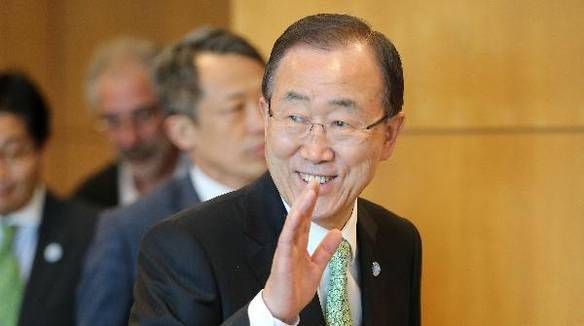 반기문 전 유엔총장이 ‘유엔사무총장 자리에 오른 것은 나의 노력의 결과’라고 대답해 이슈가 됐다./조선DB