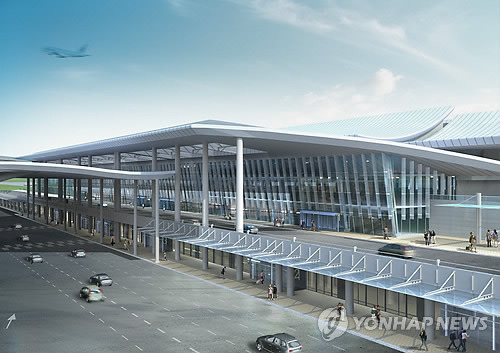 김포공항 리모델링 공사 조감도 [한국공항공사 제공, 자료사진]