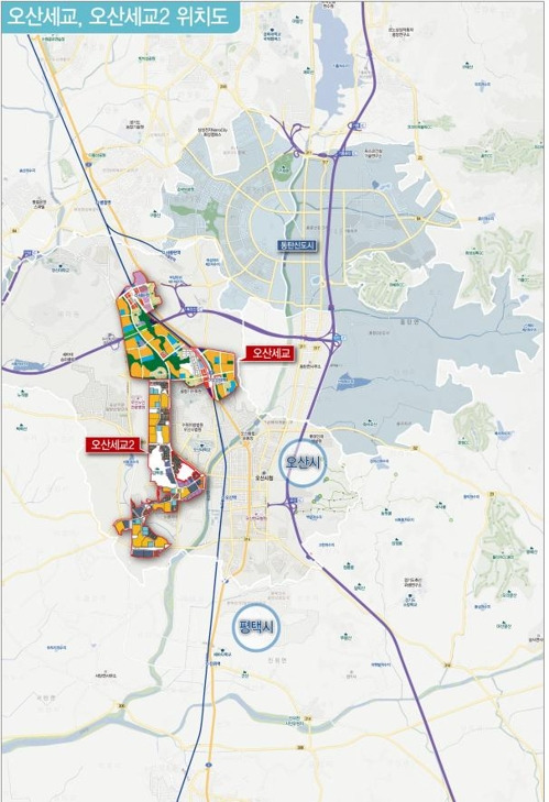 오산 세교2지구 위치도 [LH제공=연합뉴스]