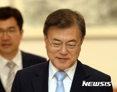 문재인 대통령의 모습. 사진=뉴시스DB