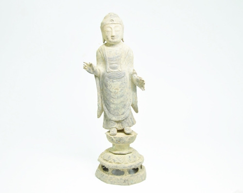 영덕 유금사에서 나온 9세기 금동여래입상. [삼한문화재연구원 제공]