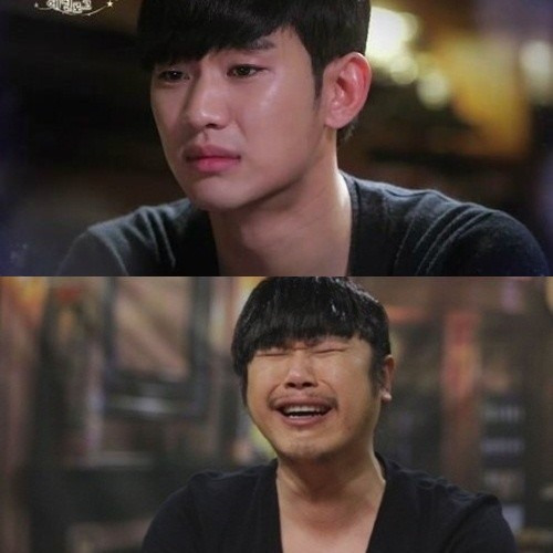 [육중완 김수현 패러디. 사진=방송화면 캡쳐]