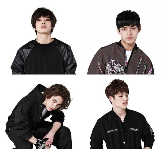 세븐틴 힙합 유닛(시계 방향으로 원우, 민규, 에스쿱스, 버논) © News1스포츠 / 플레디스