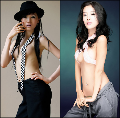 섹시듀엣 폭시 화보노출 강도 높아 세미누드 논란