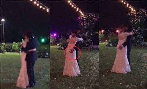 배용준 박수진 피로연. 사진= 유투브 영상 캡처