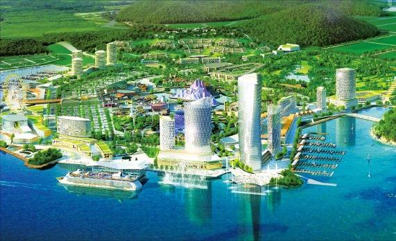 진해 글로벌테마파크 조감도. 경상남도 제공