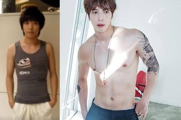 정용화 어깨진화 [사진=온라인 커뮤니티]