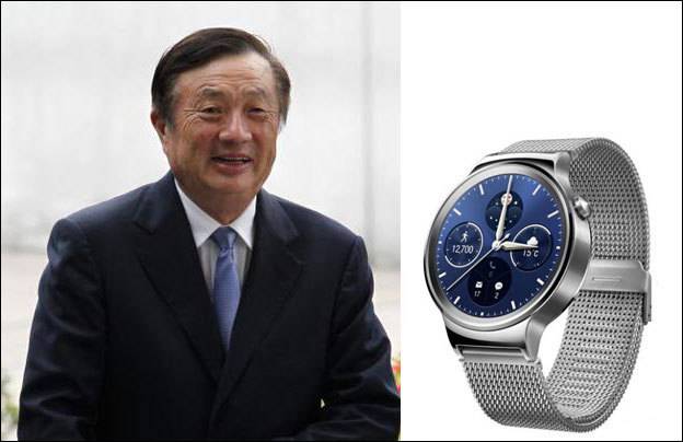 런정페이 화웨이 창업자와 화웨이워치