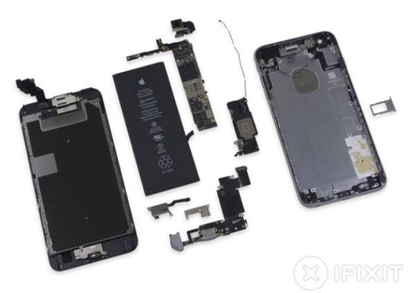 아이폰6S플러스 분해 모습. 사진=아이픽스잇
