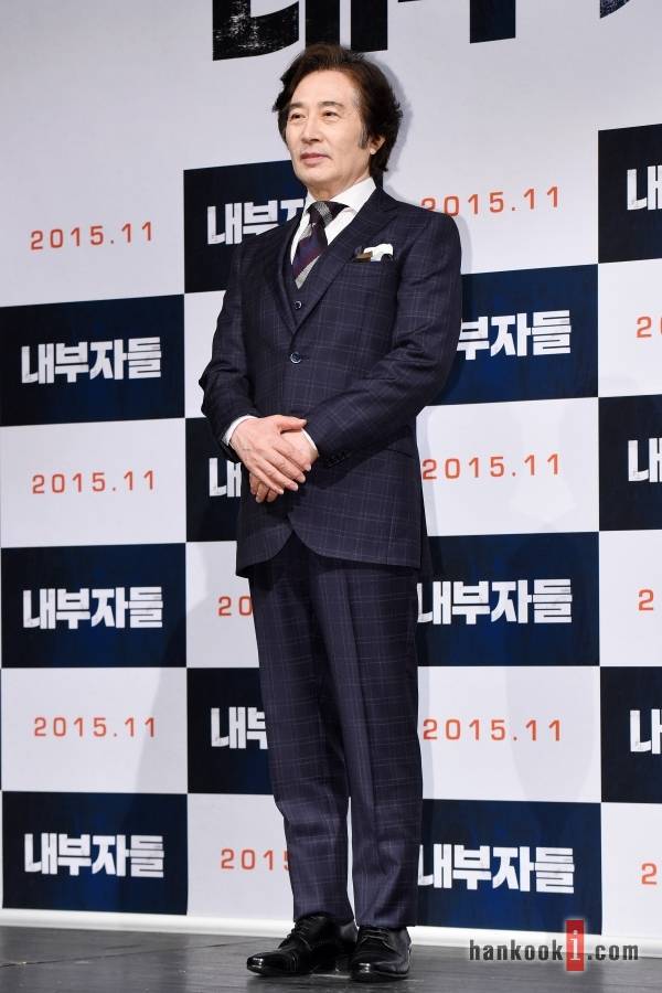 서울 강남구 신사동 CGV에서 영화 '내부자들' 제작발표회가 열리고 있다. 사진=김봉진 인턴기자 multi@hankooki.com