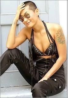 춘자, 과거 반삭에 가죽 탱크톱+어깨 문신...'원조 걸 크러쉬'