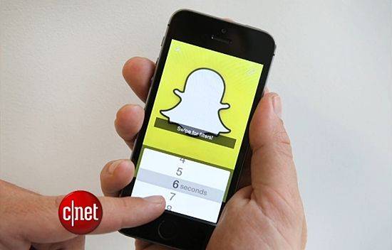 스냅챗 (사진=씨넷)