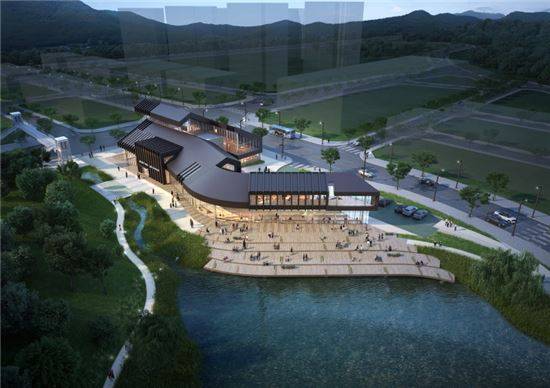 대림산업 'e편한세상 용인 한숲시티' 라이브러리파크.