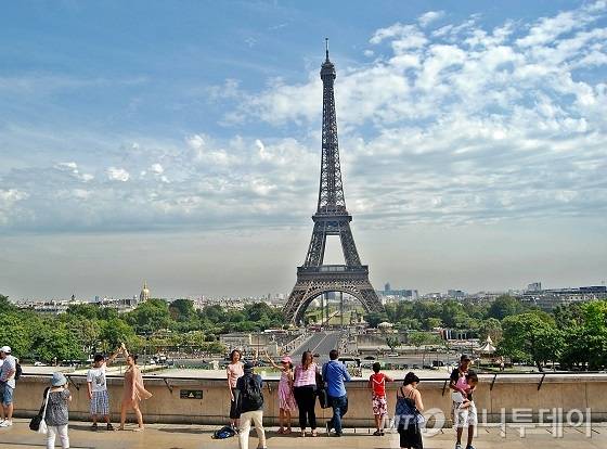 에펠탑과 파리 전경을 찍을 수 있는 촬영 포인트 샤이오궁/사진=머니투데이DB