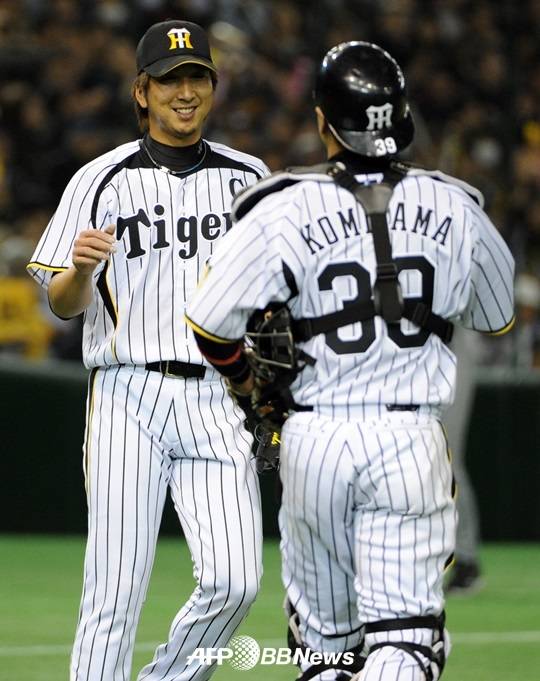 한신으로 돌아온 후지카와 큐지. /AFPBBNews=뉴스1