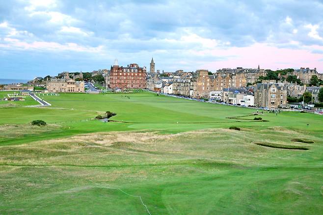 세인트 앤드류스 올드코스 전경.