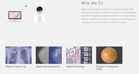 루닛은 이미지 인식 기술을 통해 의료 영상 진단 서비스를 개발하고 있다.