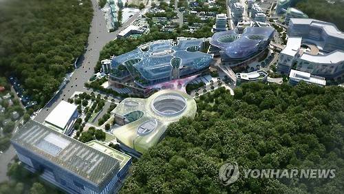 판교창조경제밸리 조감도 예시 [연합뉴스 자료사진]