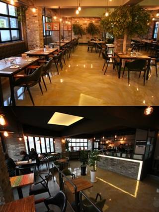 이탈리안g 식당(사진 위)과 카페(사진 아래)/사진제공=이탈리안지