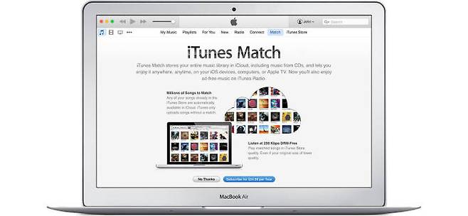 구독형 서비스인 아이튠스 매치.