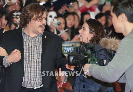 잭 블랙, 여인영 감독 /사진=박찬하 인턴기자