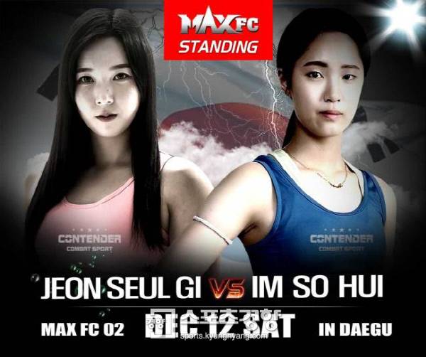 지난해 12월12일 대구에서 열린 맥스FC 두 번째 대회의 메인 포스터.