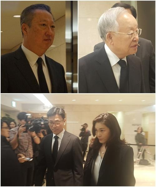 (왼쪽 위부터 시계방향으로)박용만 두산그룹 회장, 손경식 CJ그룹 회장, 이서현 삼성물산 사장, 김재열 제일기획 사장/조지원 기자