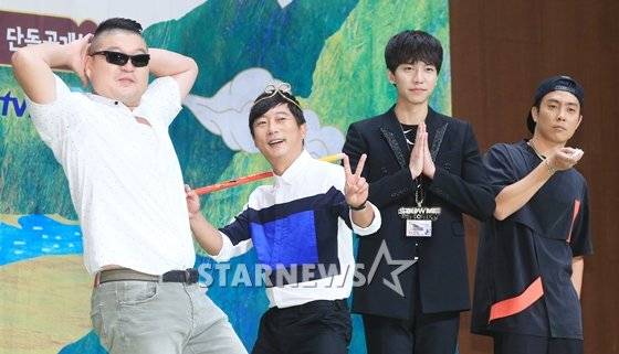 강호동, 이수근, 이승기, 은지원(사진 맨 왼쪽부터 오른쪽으로)/사진=이기범 기자