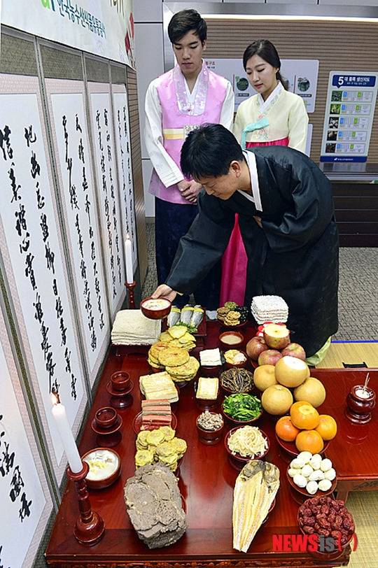 차례상 차리는 방법 설차례상 차림표