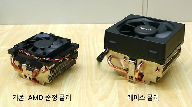 기존 쿨러와의 디자인 비교