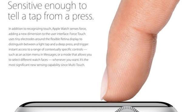 탭틱엔진을 사용한 애플워치역시 이머전사의 특허침해 소송 대상이다. 사진=애플