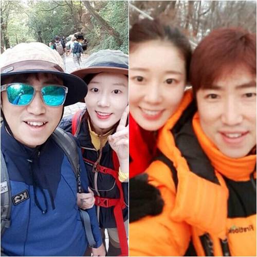 가수 나비와 장동민이 데이트 사진을 공개했다.