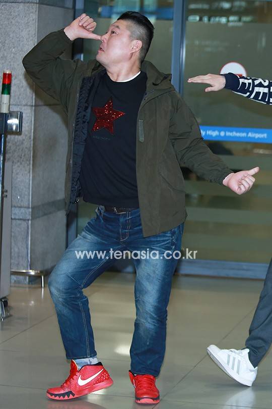 강호동이 ‘저팔계’ 퍼포먼스를 선보이고 있다. (신서유기2)