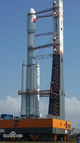 중국의 차세대 우주로켓 창정-7호.<<바이두 이미지 캡처>>