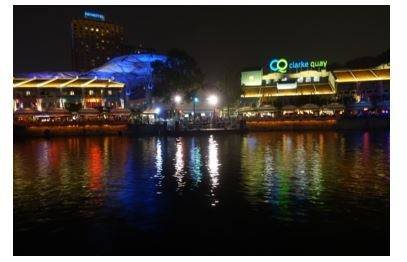 클락키 야간 전경