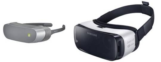 LG 360 VR(왼쪽), 삼성 기어 VR/사진=뉴스1