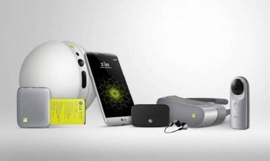 G5와 모듈 악세사리 ⓒLG전자