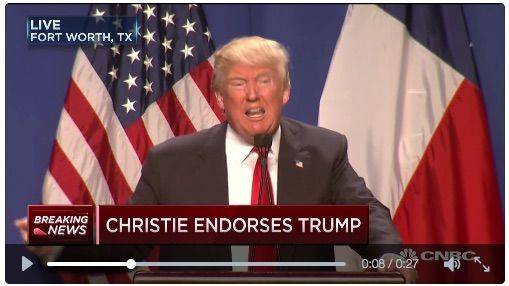 최근 무섭게 부상하면서 공화당 후보 지명이 유력한 도널드 트럼프. 구글과 트위터 공간 모두에서 압도적으로 많이 거론되고 있다. (사진=유튜브 캡처)