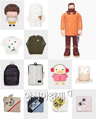 메이커스 위드 카카오를 통해 판매되는 상품들 (사진제공 : 카카오)