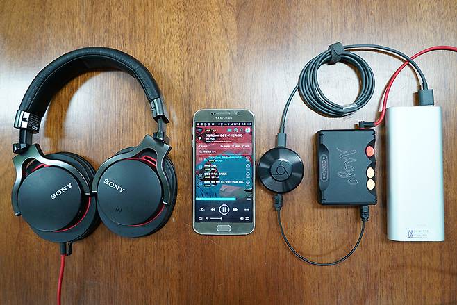 크롭캐스트 오디오와 앰프의 조합