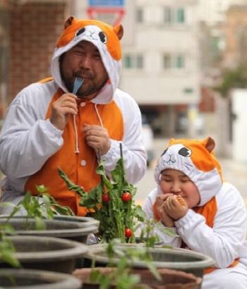 고창석과 딸/가림토 제공