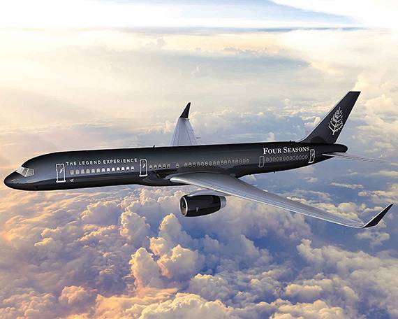 지난 2014년부터 운항을 시작한 포시즌스 프라이빗 젯.