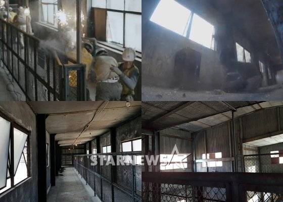 '태양의 후예' 속 지진 장면(위)과 해당 장면이 촬영된 장소/사진=KBS 2TV '태양의 후예' 영상 캡처, 임주현 기자