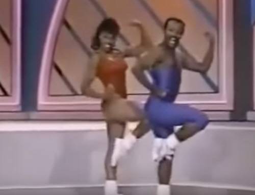 프로듀스 101 미션곡 ‘얌얌’과 싱크를 맞춘 에어로빅 영상 일부