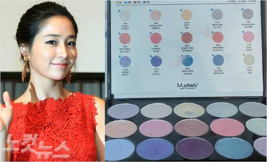 여름타입의 연예인 '이민정'과 여름타입에 맞는 아이섀도 색상 (사진=자료사진,김송이 기자)