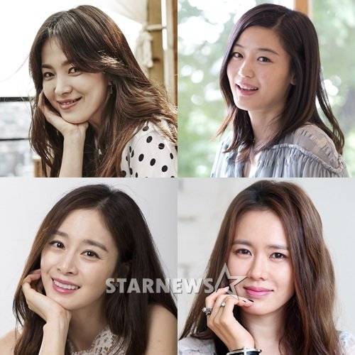 왼쪽 상단부터 시계방향으로 송혜교 전지현 손예진 김태희/사진=머니투데이 스타뉴스