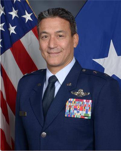한국계로서는 미공군의 최고위 장성인 마이클 D. 김 소장[미공군 홈페이지 캡처]
