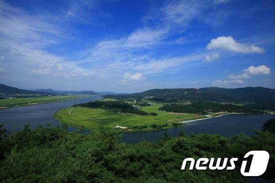 상주 황령사에 바라본 전경. 임종수 작가 © News1